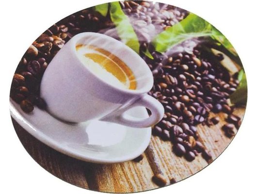 Коврик для мыши Buro BU-T60051 рисунок/кофе (Быт)